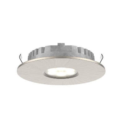 DALS Lighting 4001-SN 1.56W 1 LED Recessed Super Puck Light 3000-0.63 Inches Tall and 2.63 Inches Wide