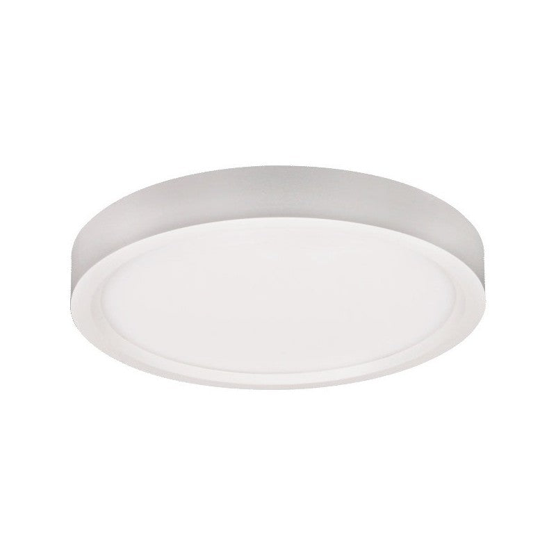 Lotus LED Lights ADS5R9-5CCT-WH Lotus 5" Edgelit Disk Led Surface Mount - 10W - 27K / 3K / 35K / 4K / 5K - 600 Lumens - 120V - White