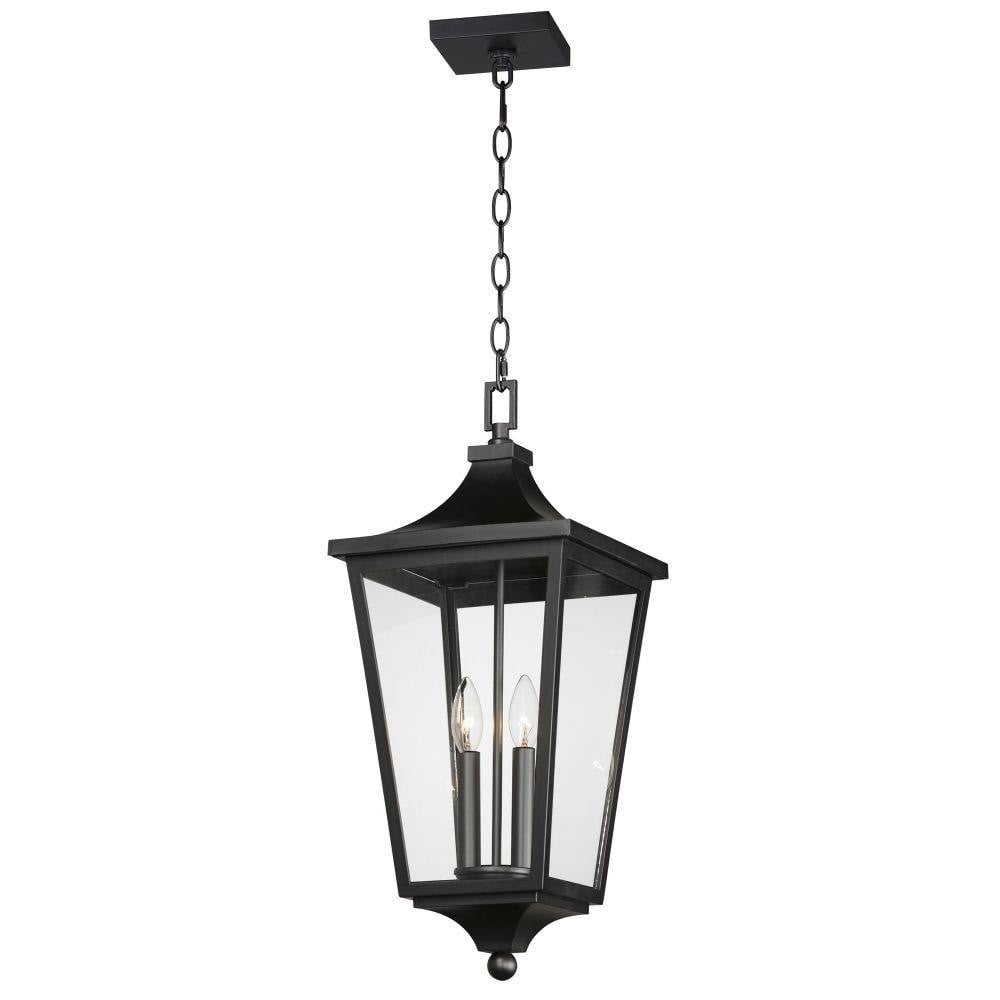 Maxim Lighting 40239CLBK Sutton Place VX 2 Light Black Outdoor Pendant Light