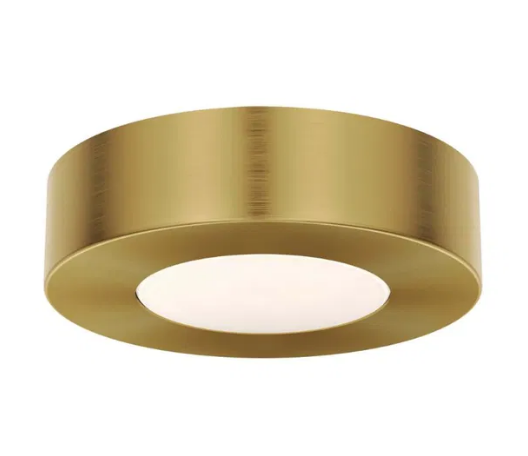 Dals Lighting 4024S-CC-GD 24V 2 Inch LED Surface Mount Puck Light, Watt 4W, 2700K/3000K/3500K/4000K/5000K Gold Finish