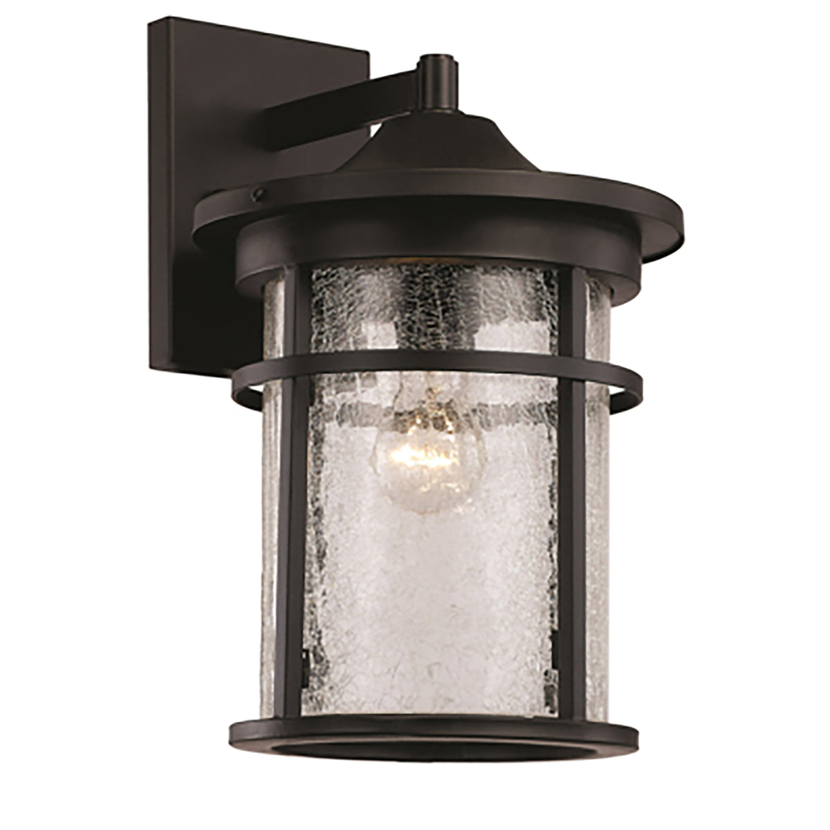 Trans Globe Lighting 40382 BK Avalon 1 Light 17.75 inch Black Wall Lantern Wall Light