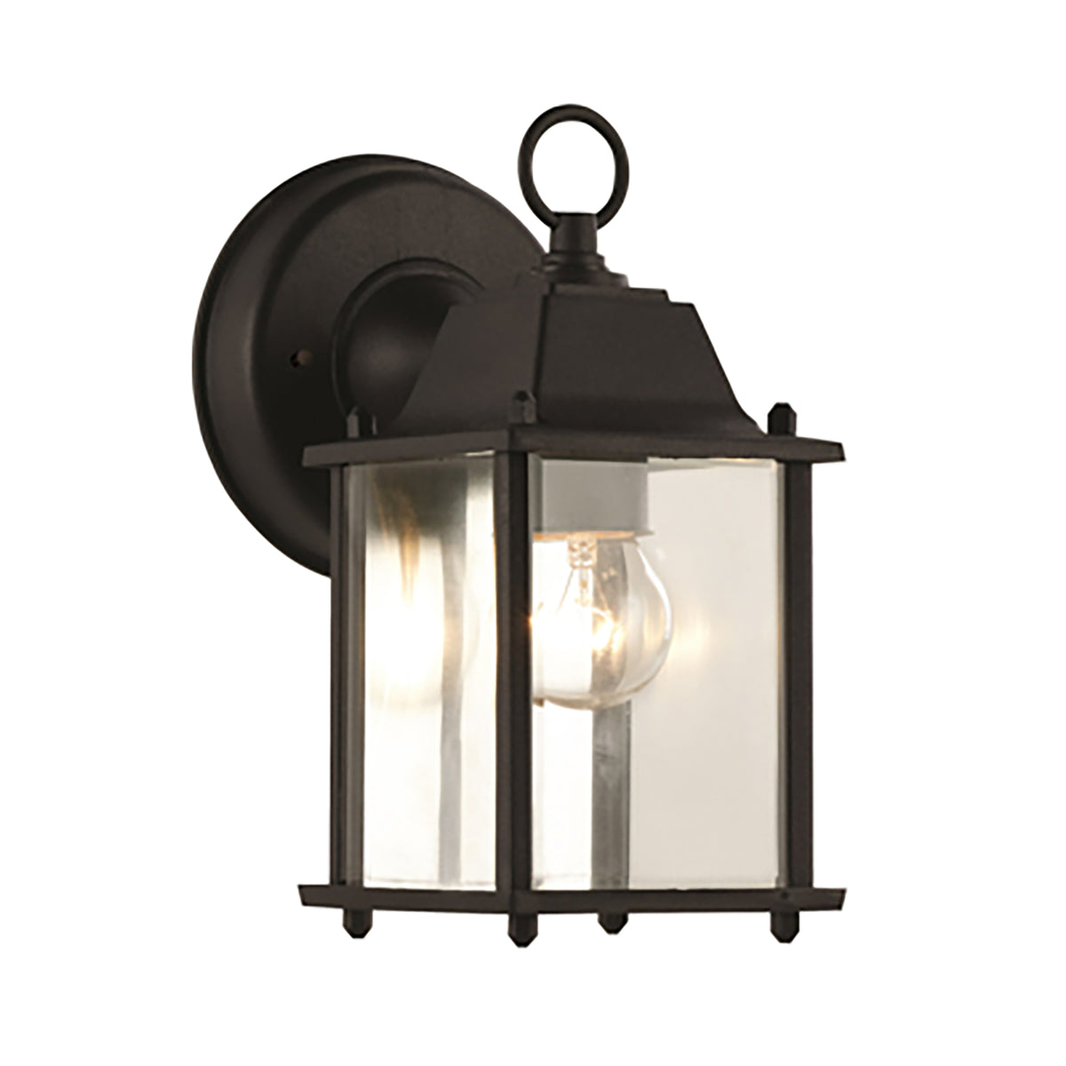 Trans Globe Lighting 40455 BK Patrician black outdoor wall lantern wall light