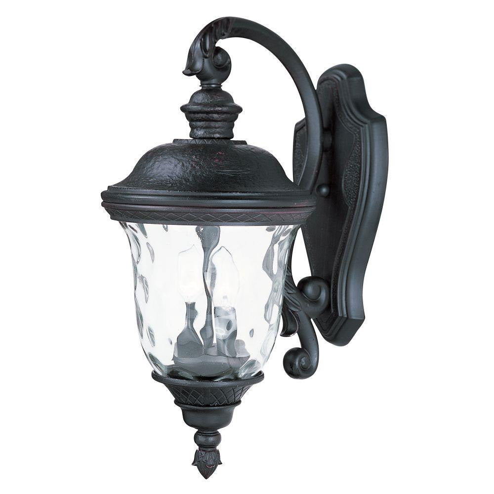 Maxim Lighting 40496WGOB Carriage House VX 2 Light Oriental Bronze Outdoor Wall Mount