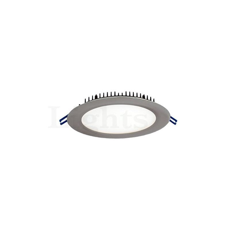 Lotus LED Lights LY61RCD/41K/BN Lotus 15 Watt 6" Round Slim Led Downlight - 4100K - 900 Lumens - Brushed Nickel