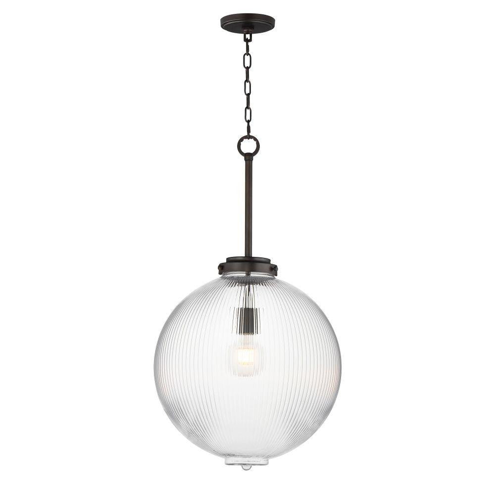 Maxim Lighting 15196CROI Kasbah 1 Light 28 Inch Oil Rubbed Bronze Pendant Ceiling Light