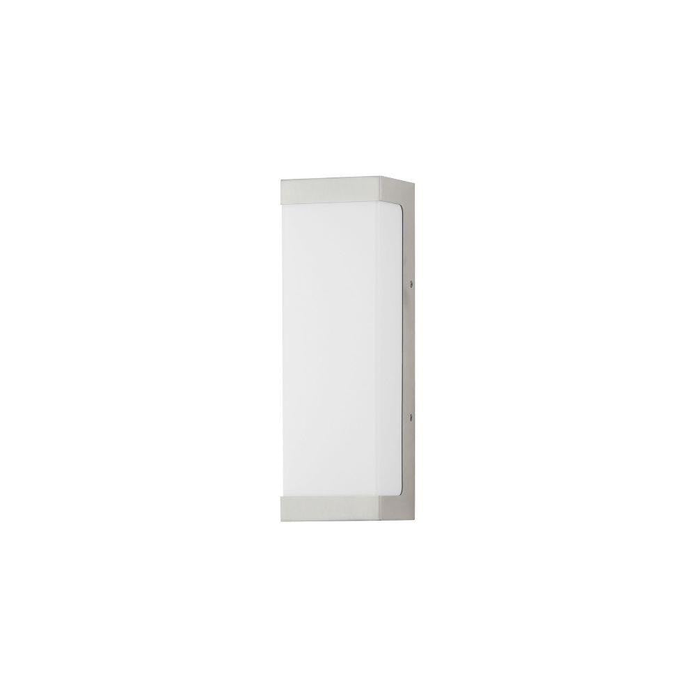 Maxim Lighting 55522WTAL Tunnel 2 Light LED Outdoor Wall Mount in Brushed Aluminum - White Background