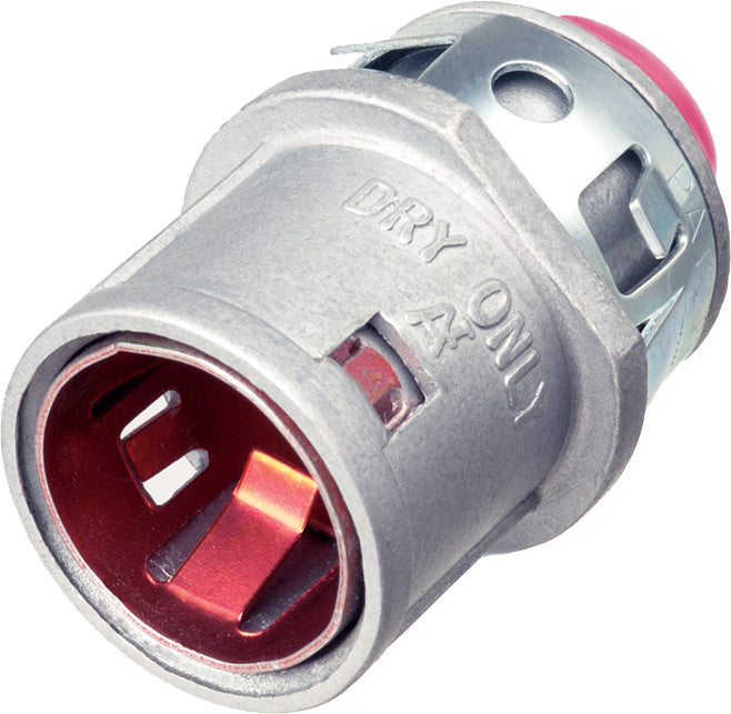 Arlignton 40AST 1/2" Snap²It Snap-In Insulated Connector, Flex/AC/MC, .485 to .612 50 Pack