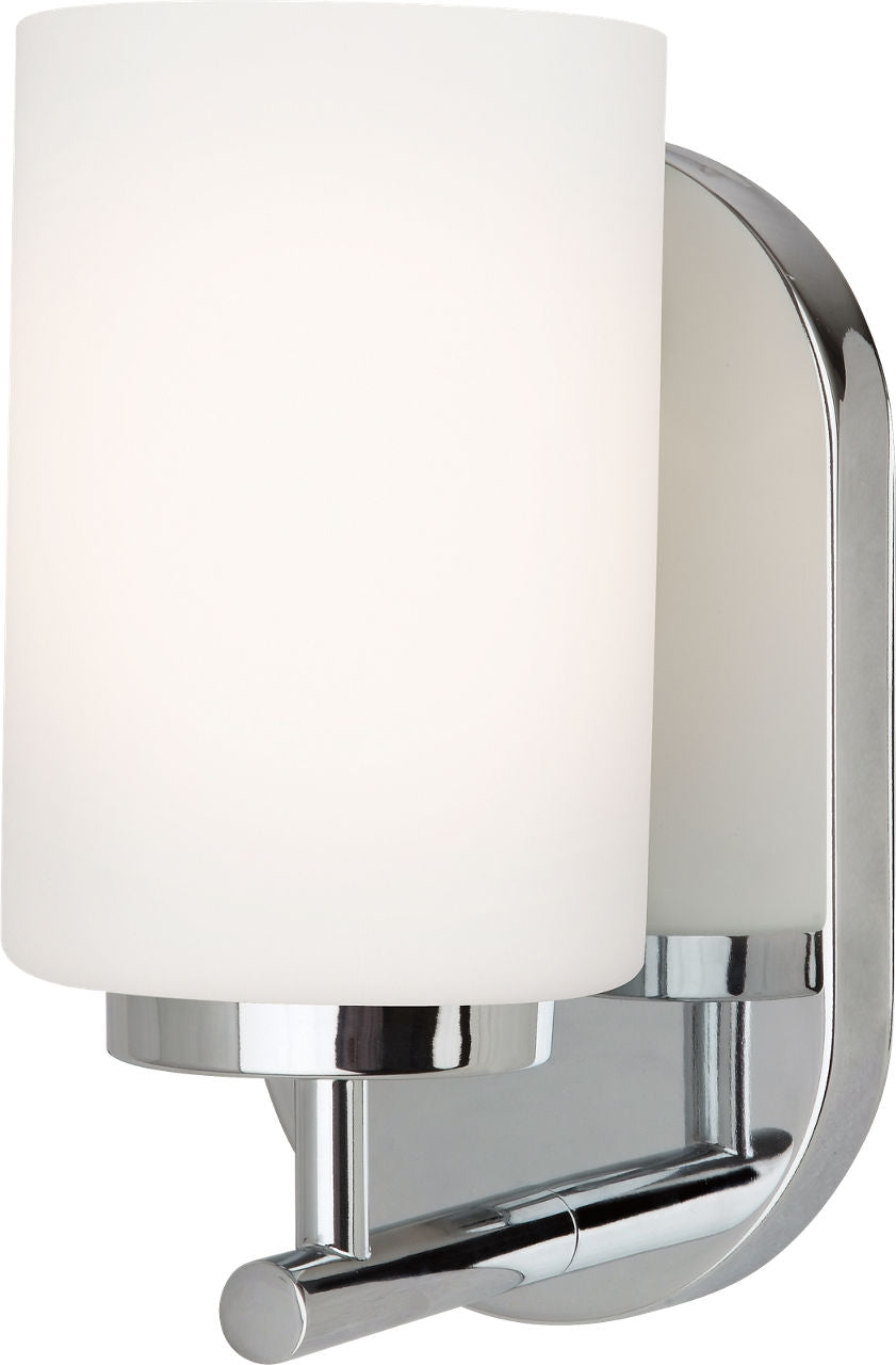Generation Lighting Oslo 1 light chrome bath sconce wall light