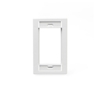 Leviton 41290-SMW Single-Gang MOS Wallplate, White