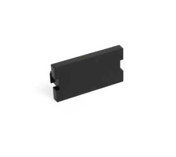 Leviton 41291-1BE Blank MOS Module, 1 Unit High, Black