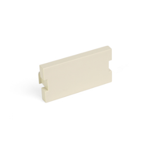 Leviton 41291-1BT Blank MOS Module, 1 Unit High, Light Almond