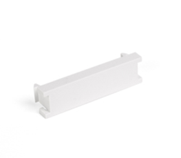 Leviton 41295-5BW Blank MOS Module, 0.5 Units High, White Finish