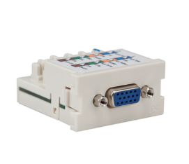 Leviton 41295-VPT VGA 110-termination MOS Pc Module, Light Almond Finish