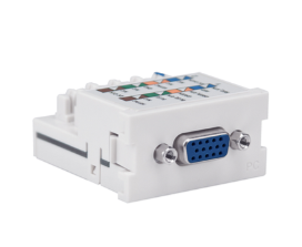 Leviton 41295-VPW VGA 110-termination MOS Pc Module, White Finish