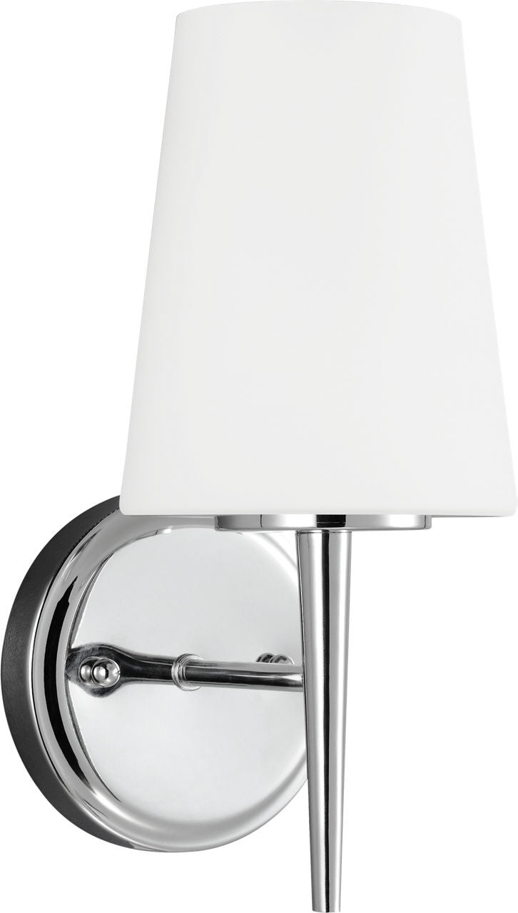 Generation Lighting Driscoll 1 light chrome bath vanity wall light