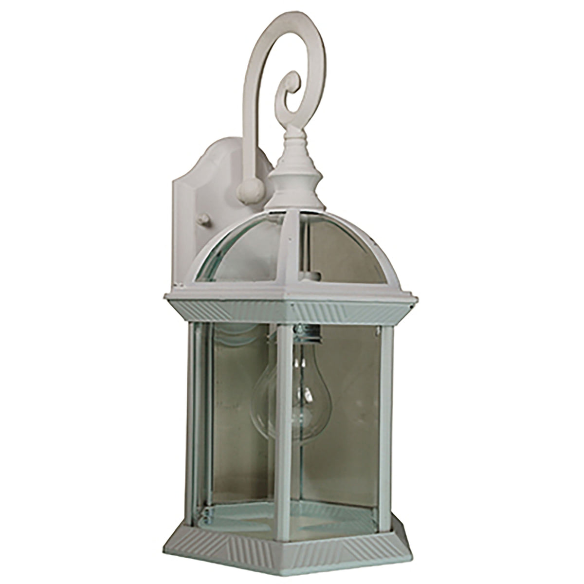 Trans Globe Lighting 4181 WH Wentworth 1 Light 15.75 inch White Wall Lantern