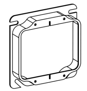 Orbit 42025 4" SQUARE 2G 1/4 DEVICE RING