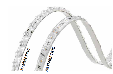 Core Lighting LFO-100-30K-PF-25X40-24V 25DX40D Symmetric/ Asymmetric Flexible Wall Washer Led Strip, Color Temperature 3000K, Voltage 24VDC