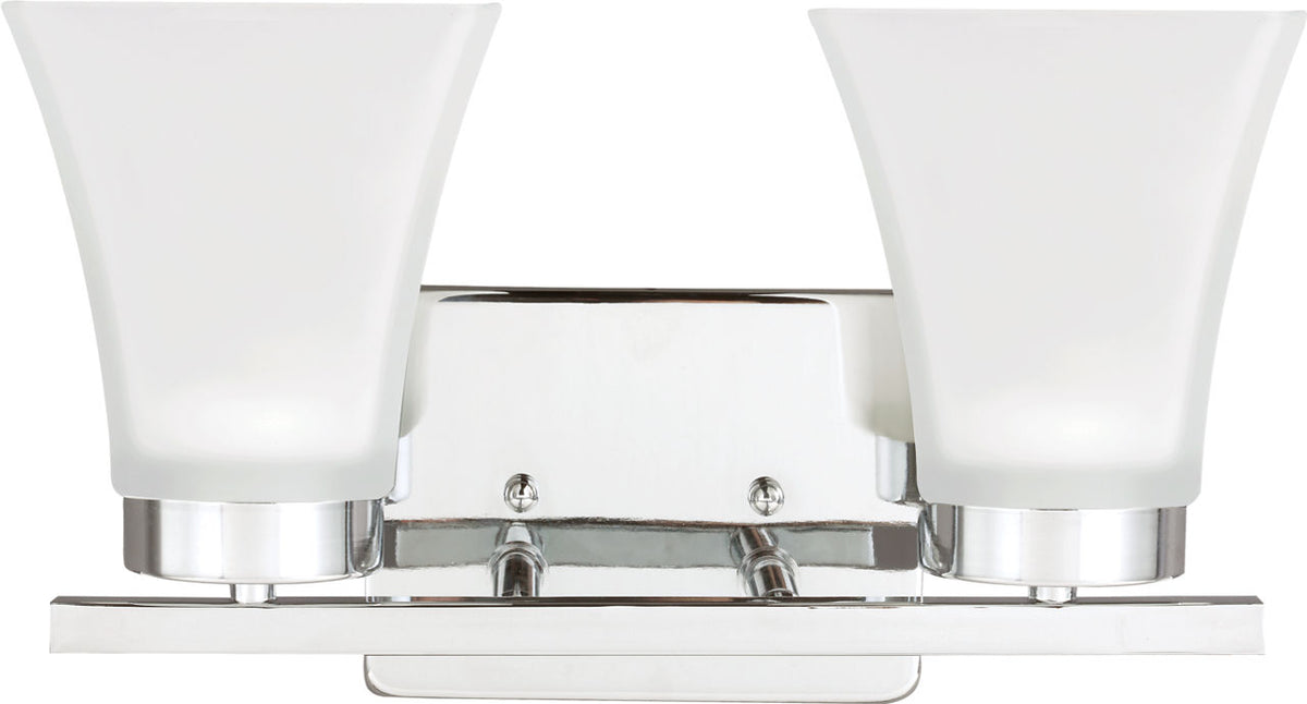 Generation Lighting 4411602EN3-05 Bayfield 2 Light 13.25 inch Chrome Bath Vanity Wall Light