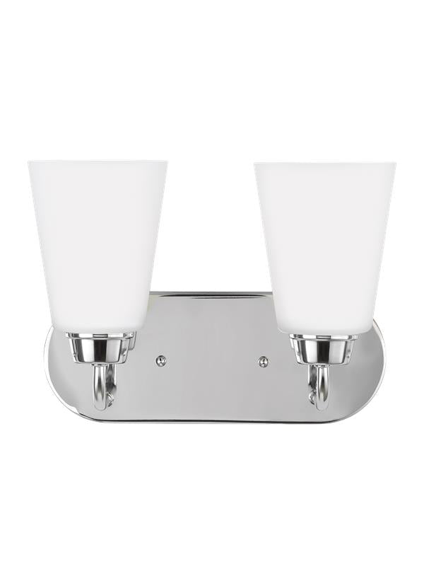 Generation Lighting 4415202-05 Kerrville 2 light chrome bath vanity wall light