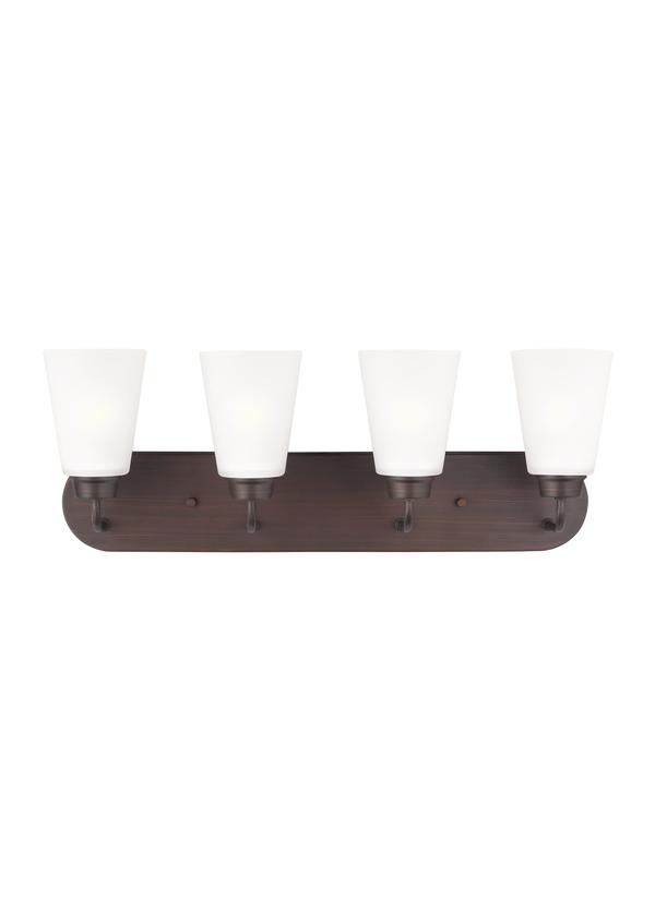Generation Lighting Kerrville 4 light bronze bath vanity wall light