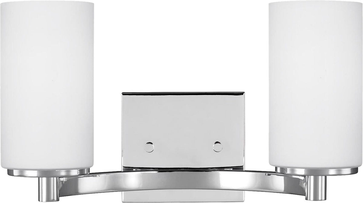 Generation Lighting 4439102EN3-05 Hettinger 2 Light 14 inch Polished Chrome Bath Vanity Wall Light