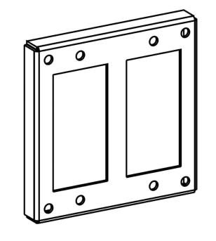 ORBIT 4444 4" Square GFCI Raised Cover