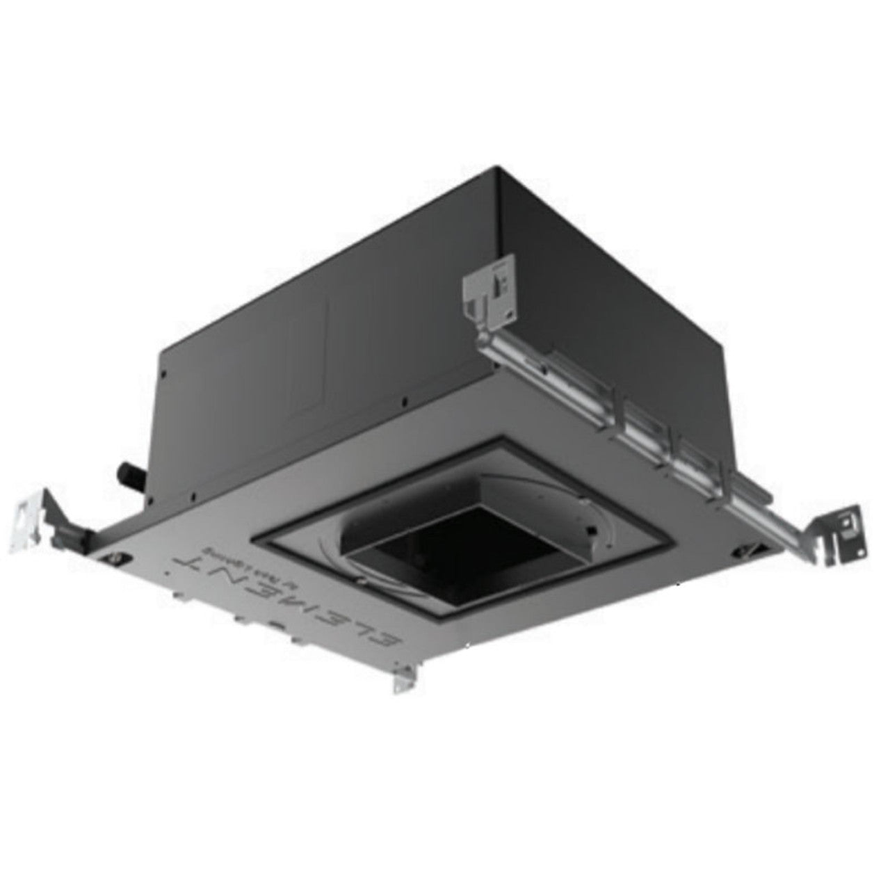 Visual Comfort Architectural E4SF-LOWD40AI Element 4" LED Adjustable Square Flanged Housing – 17W – Warm Dim (3000K-1800K) with 40° Beam Spread