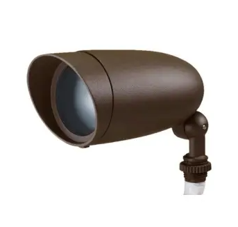 Nuvo 62-1200 LED Bullet Spotlight, Wattage 6W. Lumens 640 lm, Voltage 120V, Color Temperature 3000K, Bronze