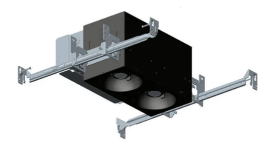 Visual Comfort Architectural EMTH12FLHN120ELVW Element EMTH 1X2 Trimmed Flanged Non-IC Airtight Housing, Dimming ELV, Wattage 34W, Finish White
