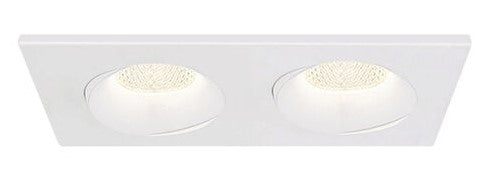 Eurofase Lighting 45381-010 Midway 8" x 4" 2-Light Gimbal Switchable White LED Airtight Recessed Downlight