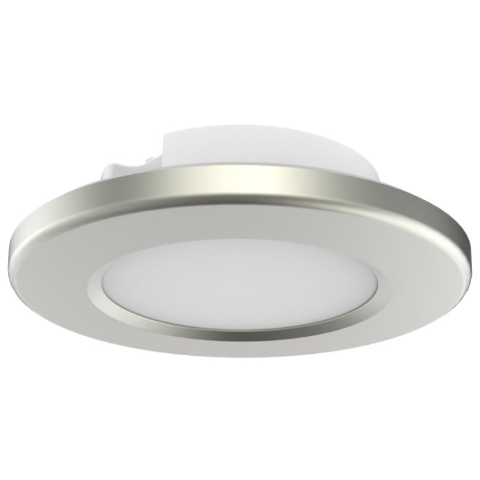 Nuvo 62-1582 LED Surface Mount Fixture, 4IN, Multi-Color Temperature, Brushed Nickel, Voltage 120V