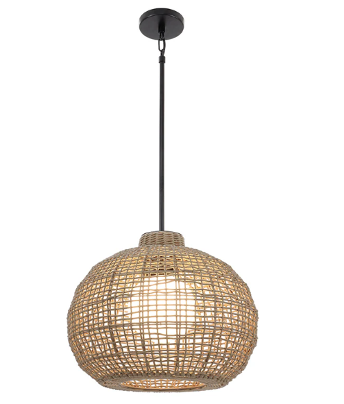 Eurofase Lighting 46631-015 Markis 22" Ceiling Pendant Light, Wattage 60W, Khaki Finish