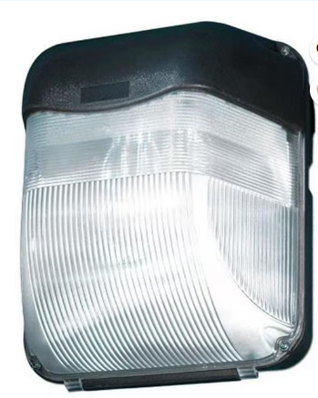 Dabmar Lighting DW1110-L20-50K-B G24 LED Polycarbonate Surface Mount Wall Light Fixture, Wattage 20W, Color Temperature 50K, Voltage 120V-277V, Black