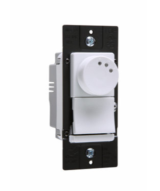 Wattstopper DRDH163PWV Decorator Rotary DR Series Fan Speed Control, White