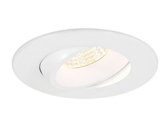 Eurofase Lighting 47076-013 Round Regressed Gimbal White Finish