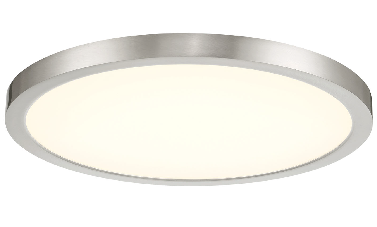 Eurofase Lighting 47521-032 Artemis LED 19.63 inch Nickel Flush Mount Ceiling Light