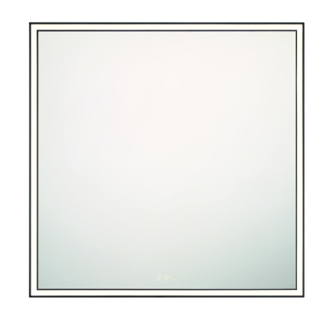 Eurofase Lighting 47567-030 Nixon 36 X 36 inch Black Wall Mirror