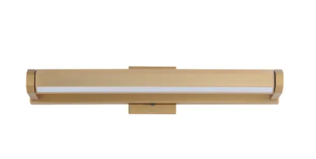 ET2 Contemporary Lighting E21492-GLD Braque 23" LED Picture Light, 1,350 Lumens, Multi-Color Temperature, Voltage 120V, Gold Finish