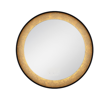 Eurofase Lighting 48086-011 Anya 30 X 30 inch Black Wall Mirror