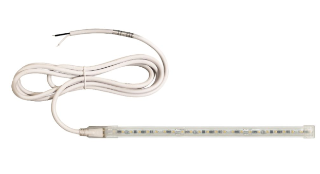 Nora Lighting NUTP13-W23-12-930/HW Custom Cut 23-ft Continuous LED Tape Light 330lm / 3.6W per foot with Mounting Clips and 8' Hardwired Power Cord, Voltage 120V, Color Temperature 3000k