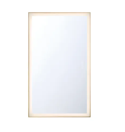 Eurofase Lighting 48103-039 Lenora 54 X 32 inch Gold Wall Mirror