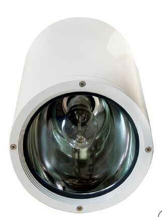 Dabmar Lighting DW3760-W Powder Coated Cast Aluminum Cylinder Ceiling Fixture, White