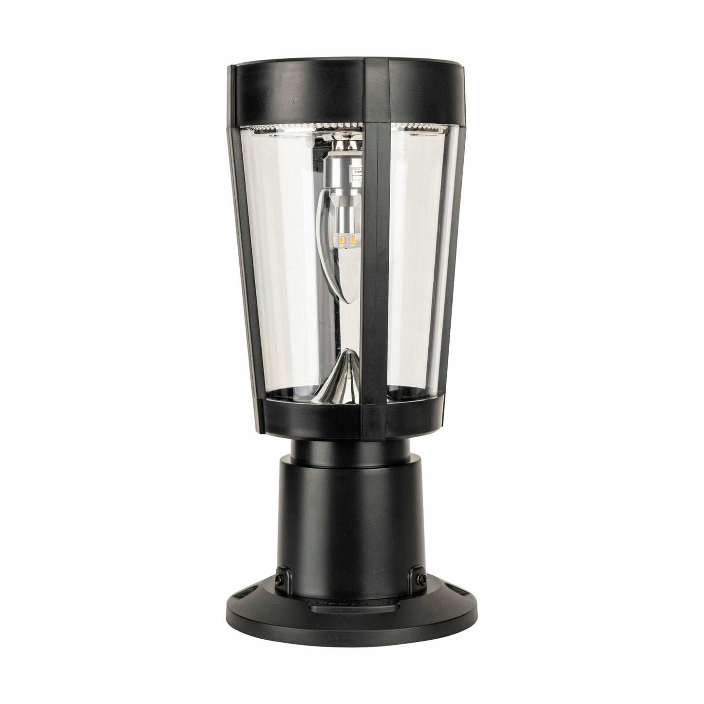 Gama Sonic 12B50023 Amphora Bulb Solar Light – Pier/3” Fitter Mount, Black Finish