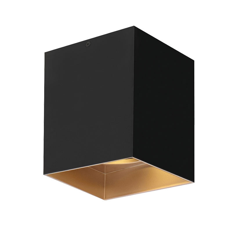Visual Comfort Architectural 700FMEXO620BG-LED927 Exo 5" LED Ceiling Light - Shade: Matte Black - Trim: Gold Haze- Beam Angle: 20°