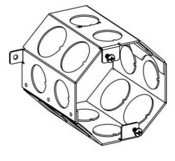ORBIT 4CB-75/100 4 Inch Octagonal Concrete Box
