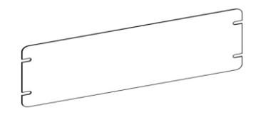 ORBIT 4M10-B 10-Gang Switch Box Blank Cover