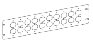 Orbit 4M5-DR 5G FLAT DUPLEX RECEPTACLE COVER