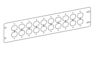 Orbit 4M7-DR 7G FLAT DUPLEX RECEPTACLE COVER