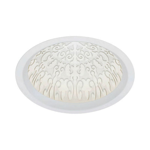 Visual Comfort Architectural EDIT12RF9354W Reflections 12" Indirect Downlight Flanged White Trim - CCT 3500K - Dome Pattern: Fleur